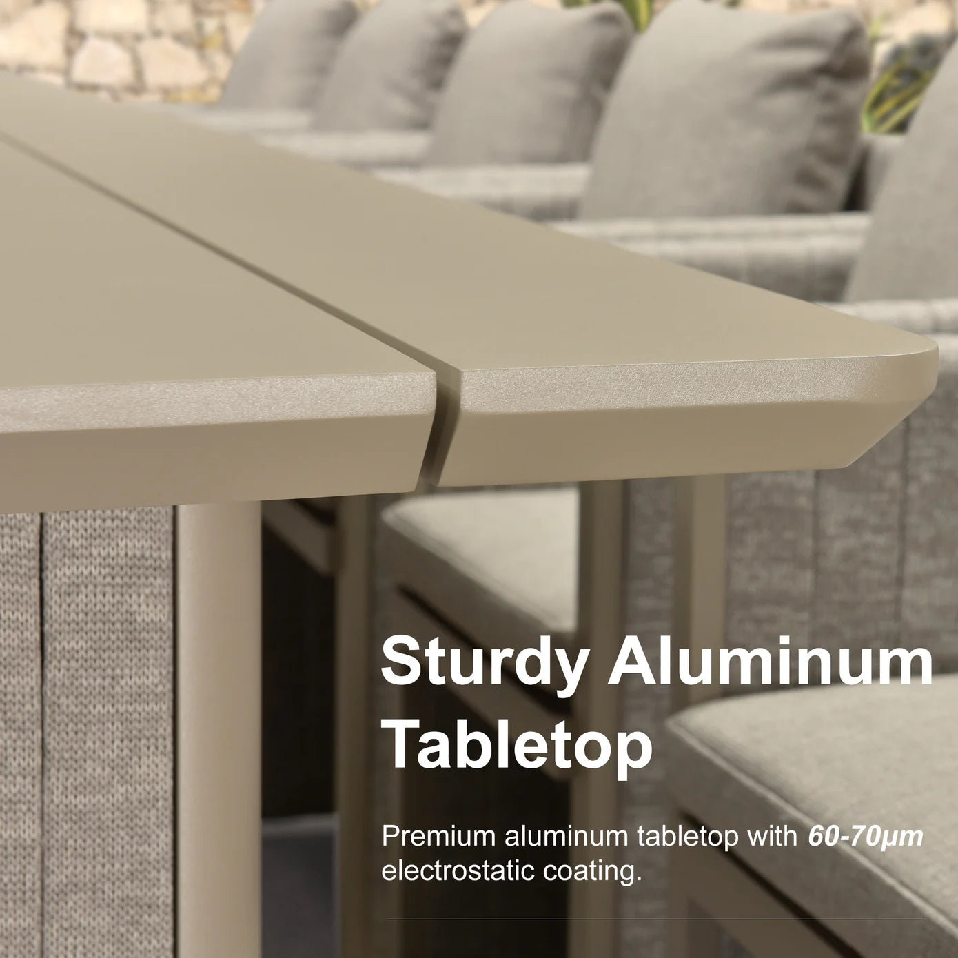 5 to 15 Piece Sanori Outdoor Dining Set with Olefin Cushions