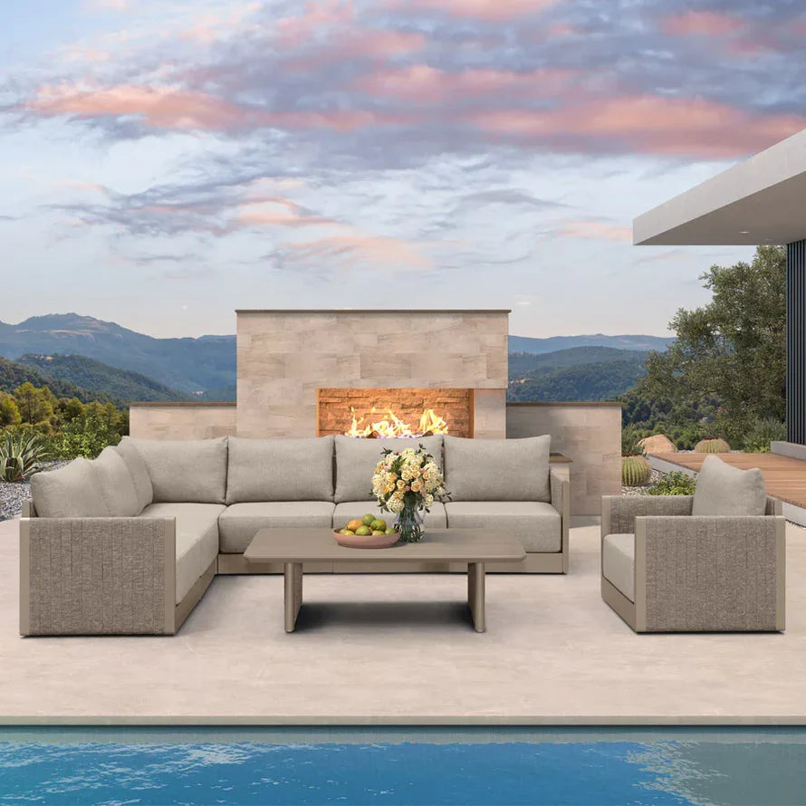 Sanori Patio Conversation L-Shaped Set