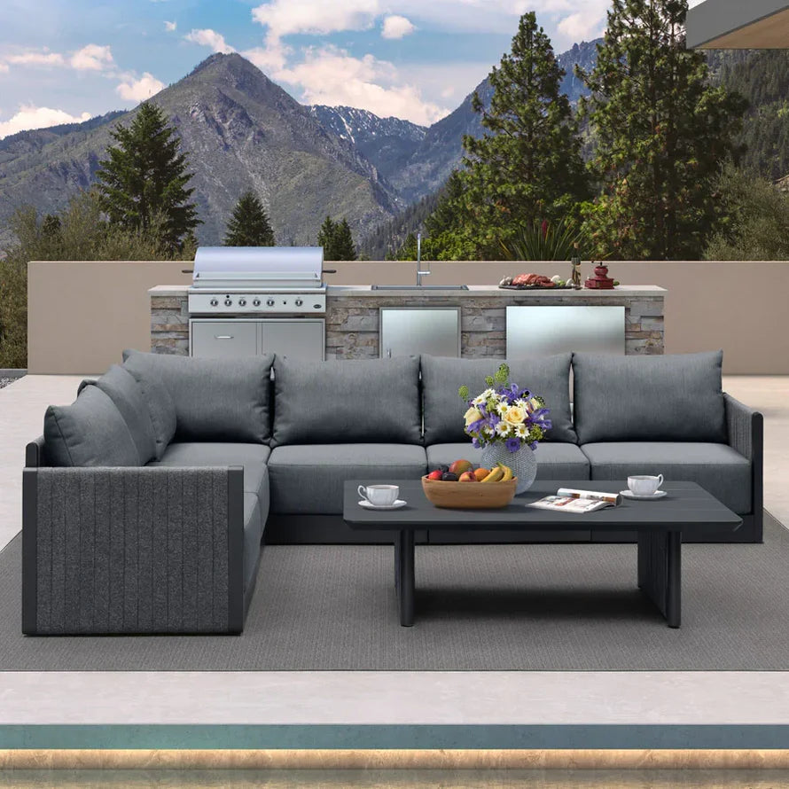 Sanori Patio Conversation L-Shaped Set