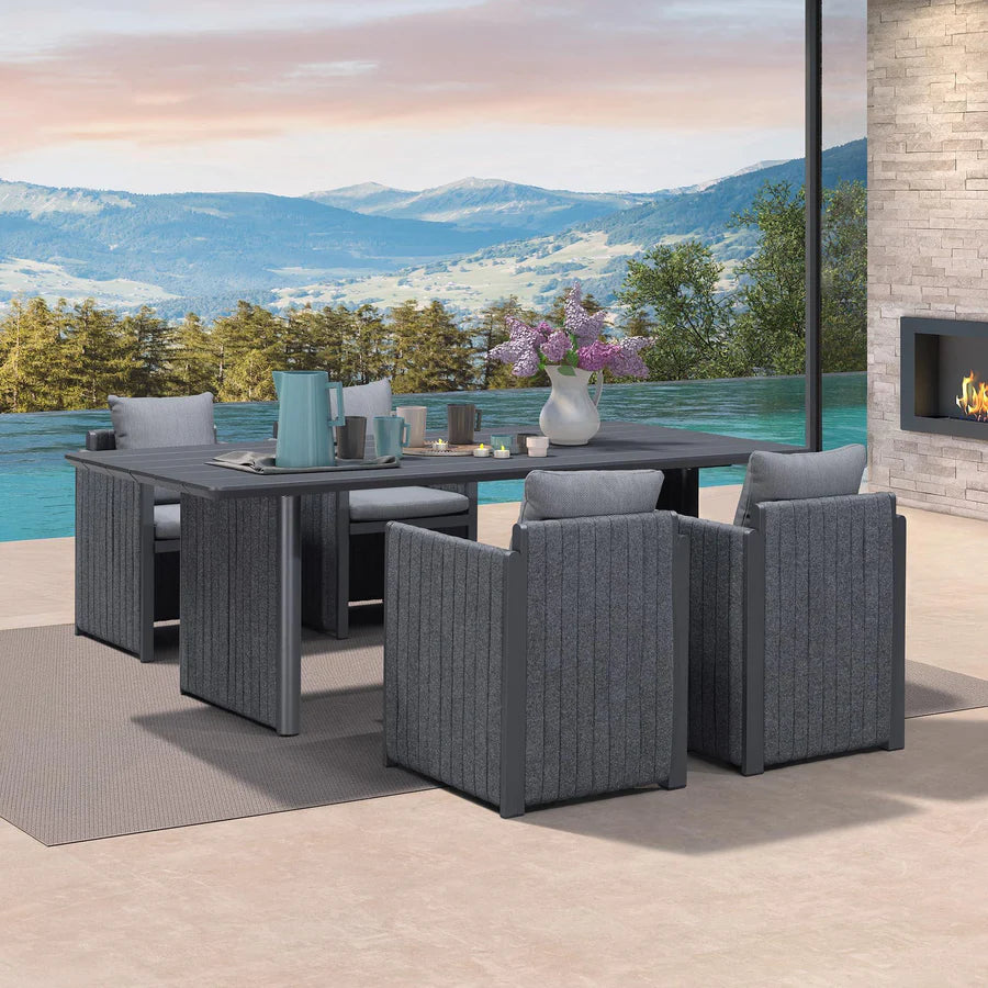 5 to 15 Piece Sanori Outdoor Dining Set with Olefin Cushions