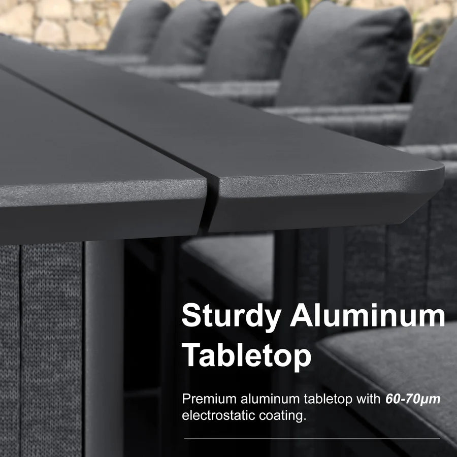 5 to 15 Piece Sanori Outdoor Dining Set with Olefin Cushions