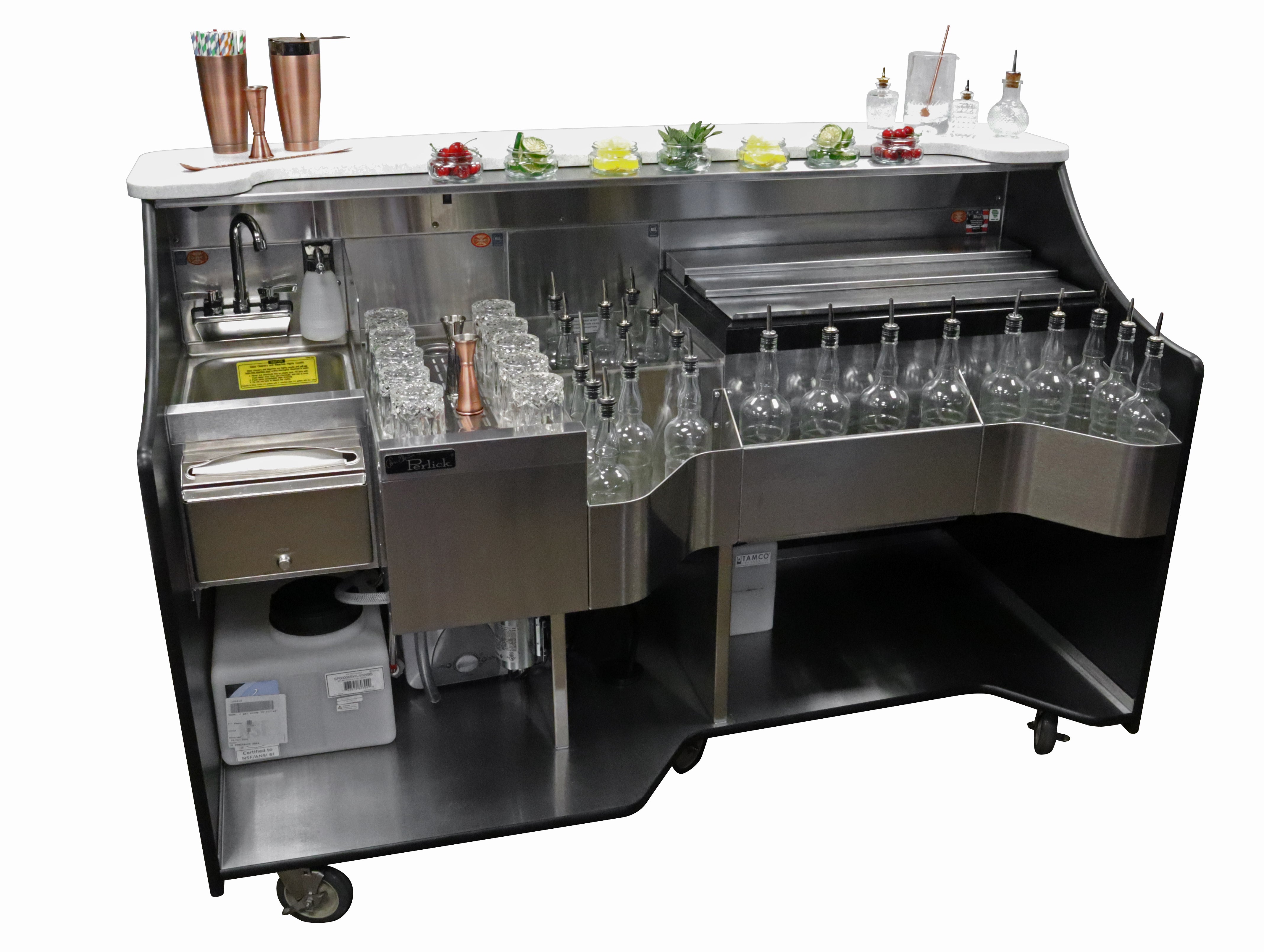 Tobin Ellis Signature Series Mobile Bar – 70" | The Ultimate Luxury Entertaining Upgrade