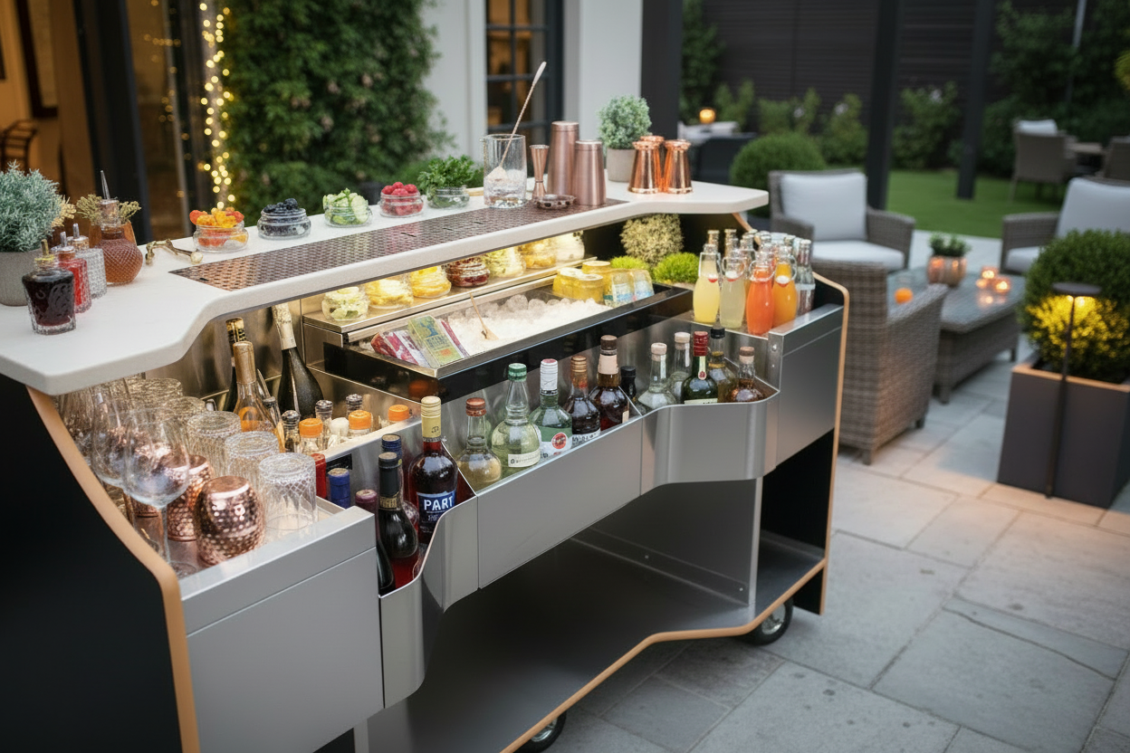 Tobin Ellis Mobile Bar - Luxury Outdoor No People