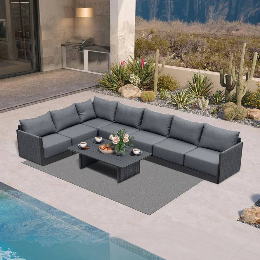 Sanori Patio Conversation L-Shaped Set