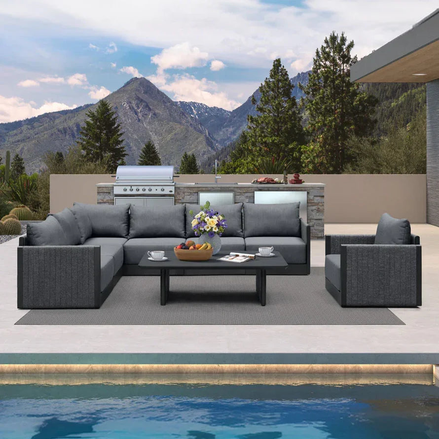 Sanori Patio Conversation L-Shaped Set
