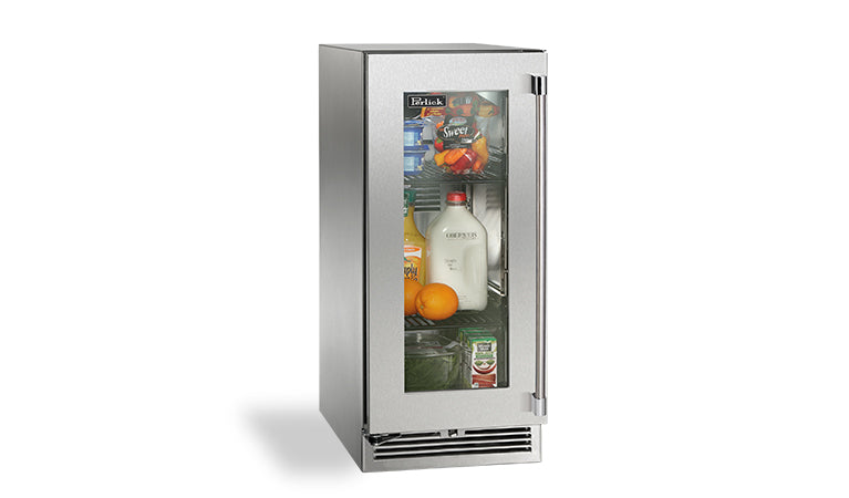 Perlick 15" Signature Series Glass Stainless Steel Outdoor Wine Reserve