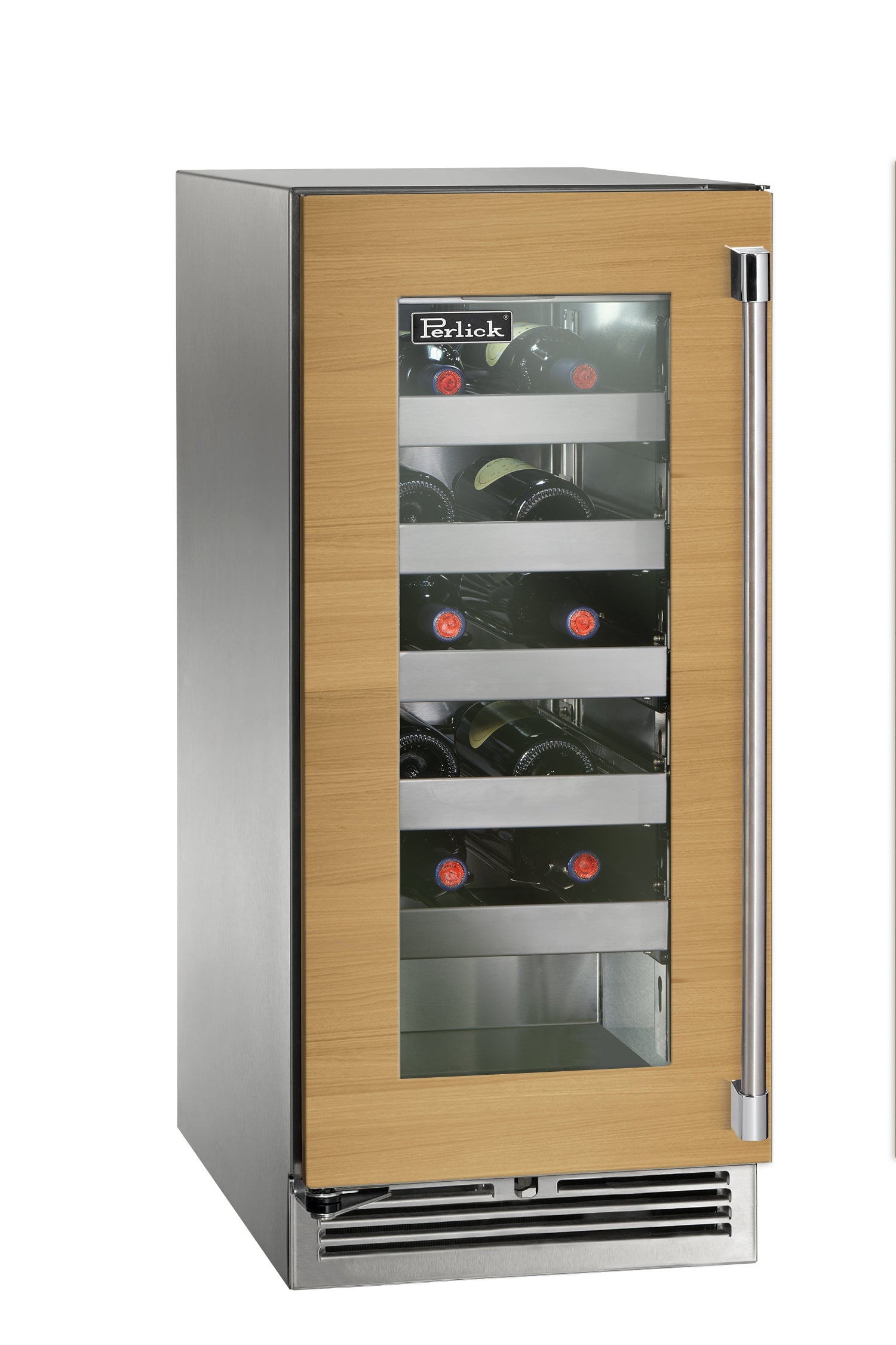 Perlick 15" Signature Series Glass Panel Outdoor Wine Reserve