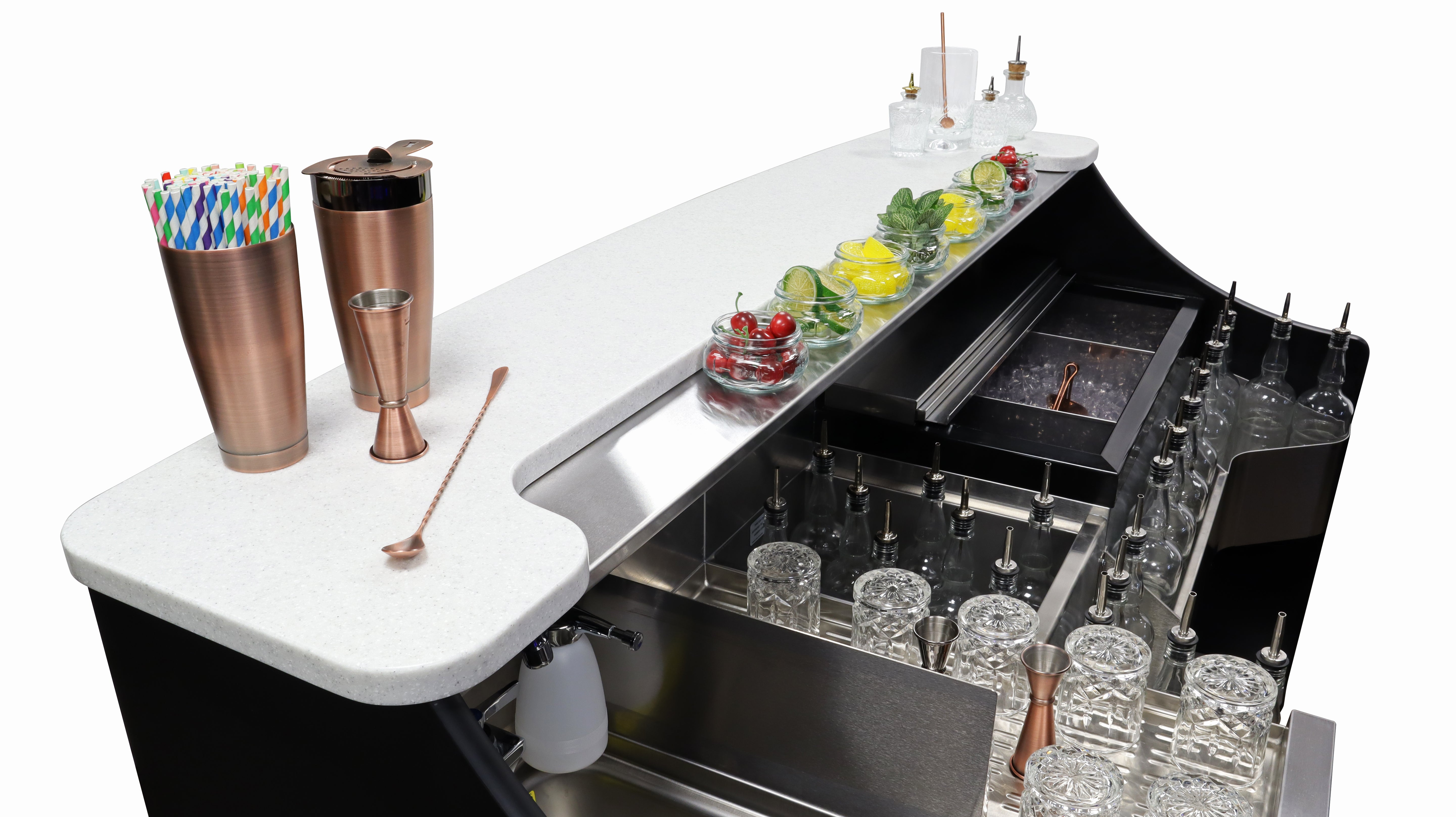 Tobin Ellis Signature Series Mobile Bar – 70" | The Ultimate Luxury Entertaining Upgrade